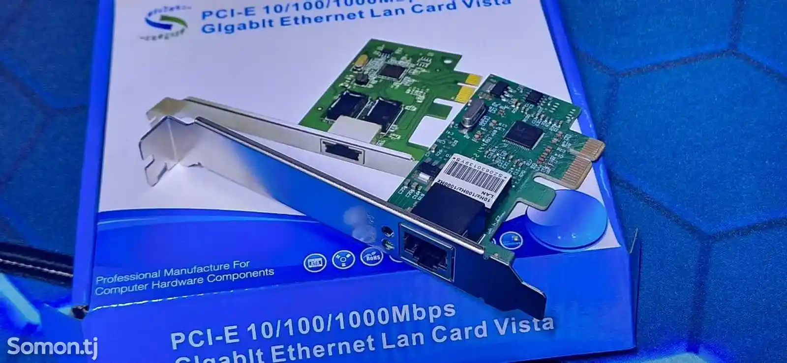 Гигабитная сетевая карта PCI-E 10/100/1000Mbps-4