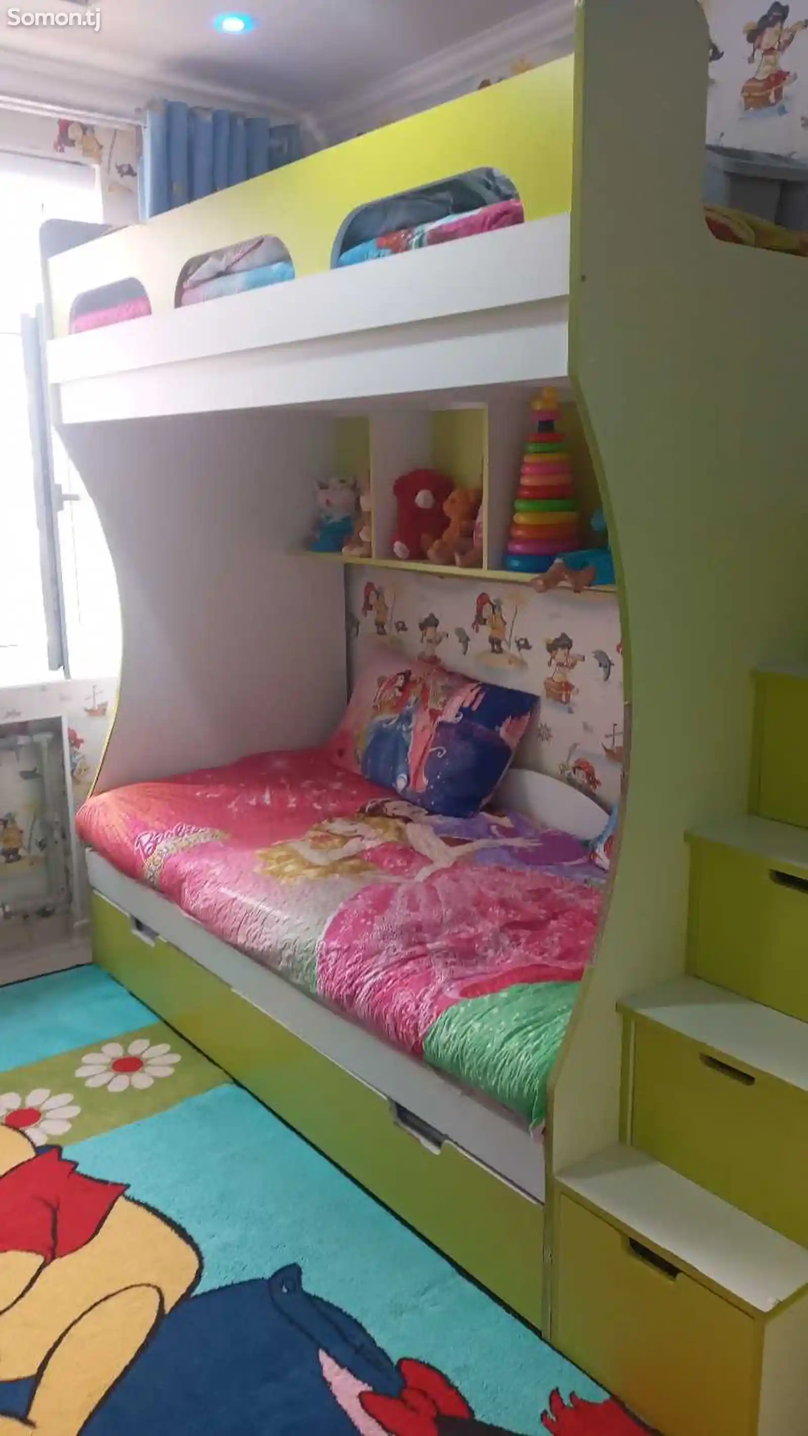 Детский спальный гарнитур с шкафом-5