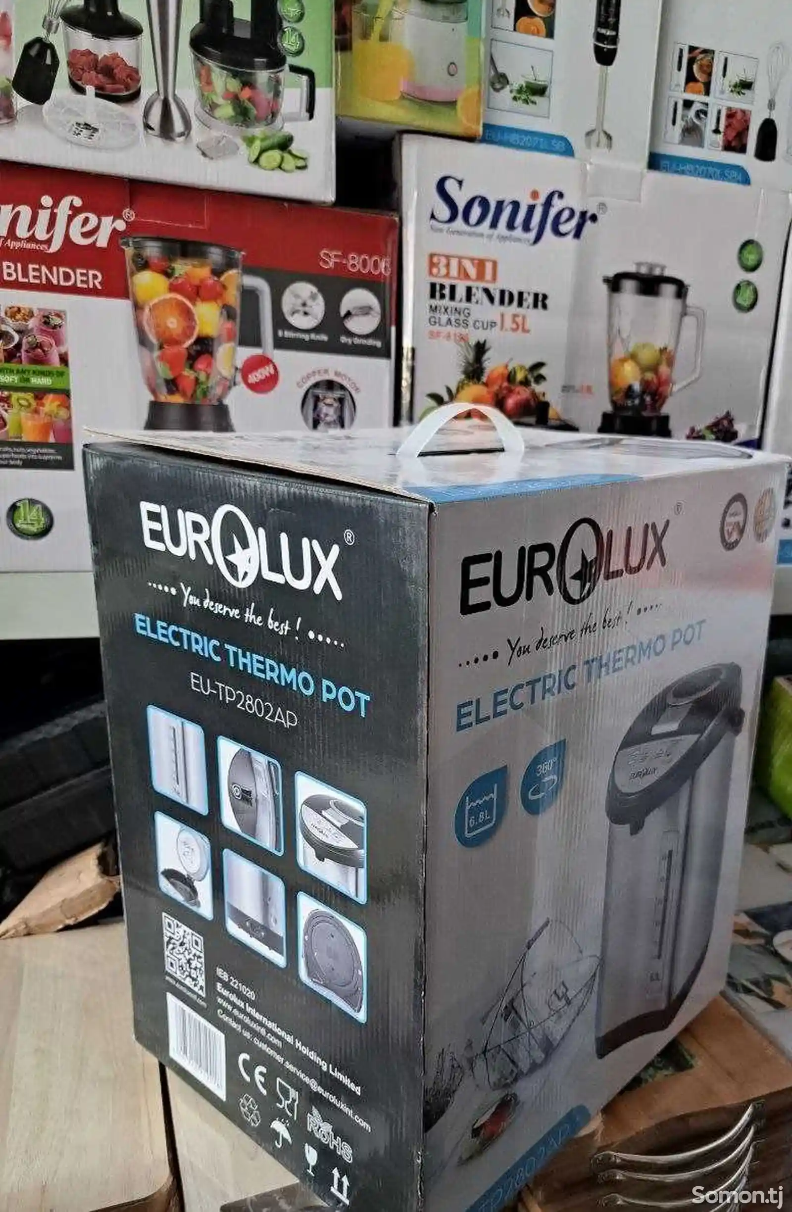 Электрочайник и термос 2в 1 Eurolux-3