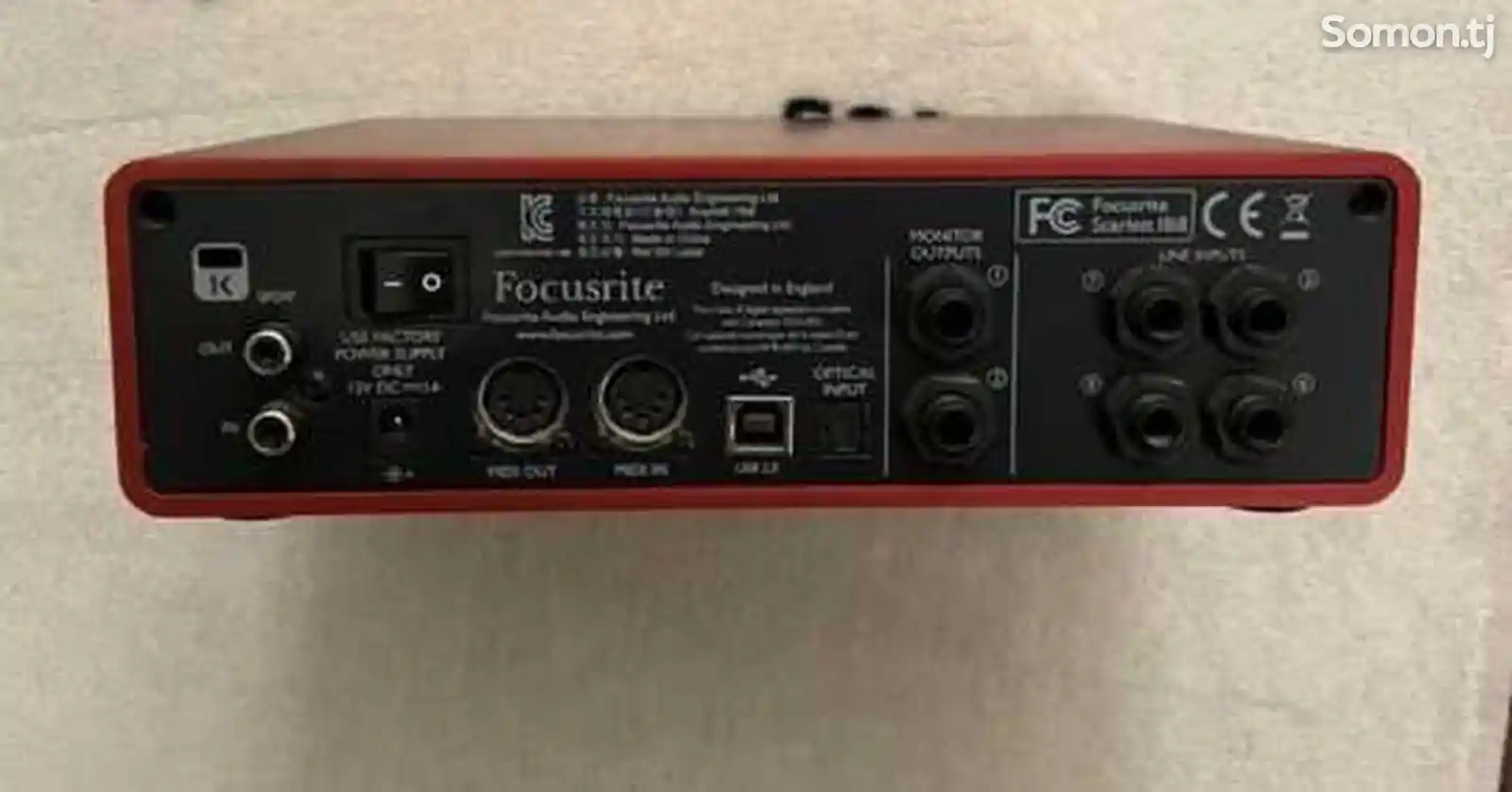 Звуковая карта Focusrite scarlett 18i8 USB-2