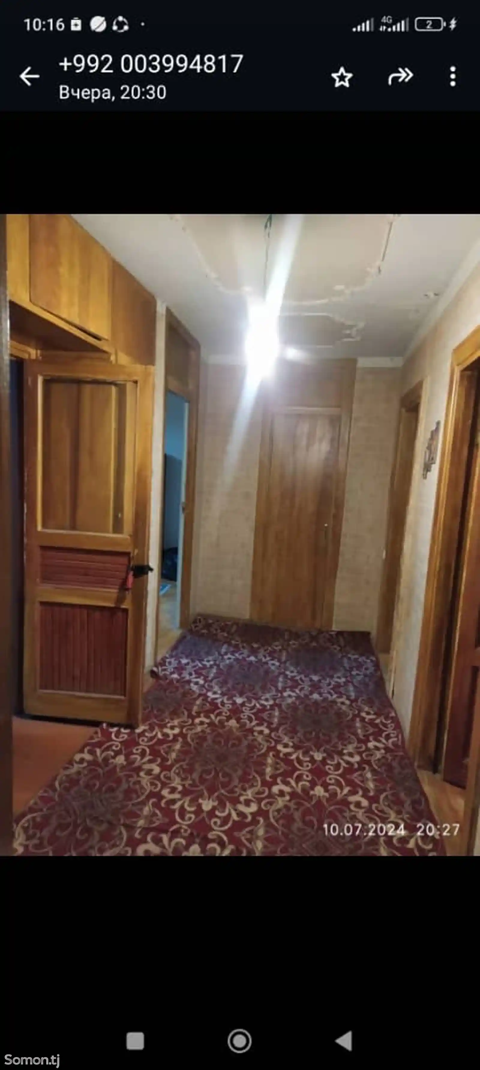 3-комн. квартира, 3 этаж, 60м², 34мкр-8