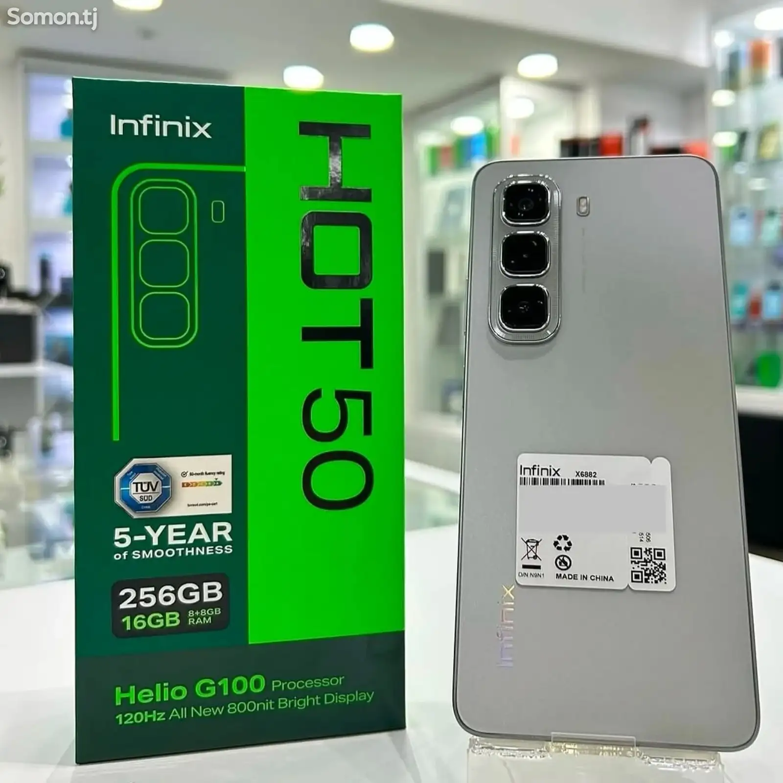 Infinix Hot 50 16/128gb titanium-1