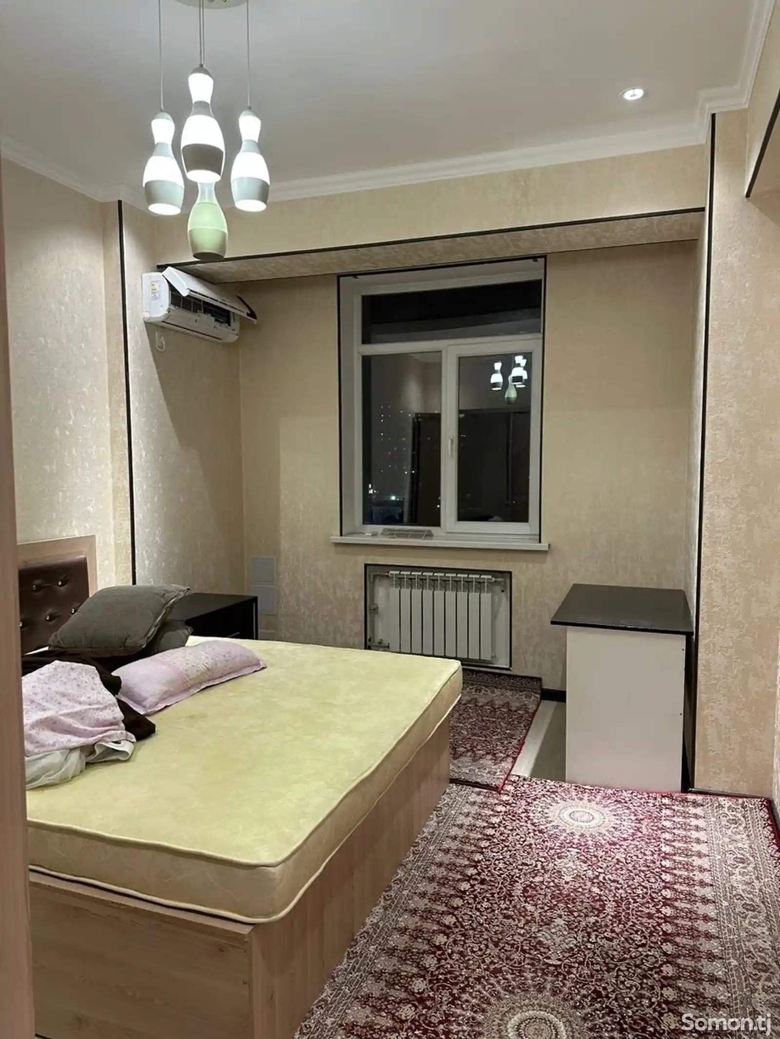 2-комн. квартира, 11 этаж, 60м², Исмоили Сомони-4