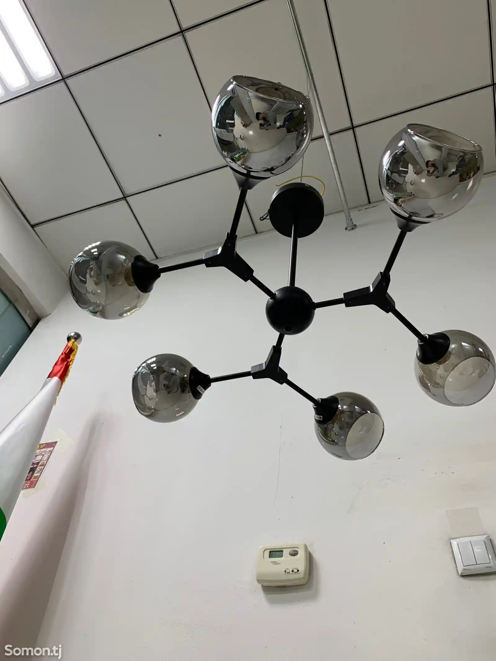 Люстра молекула-3