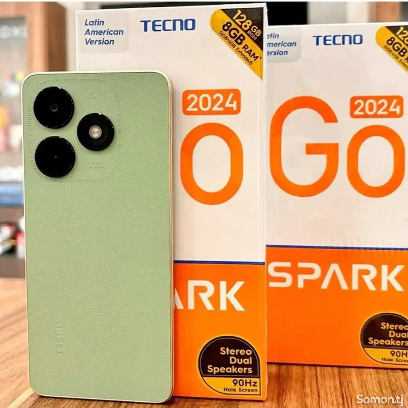 Tecno Spark Go 2024 4+4/64gb Green-1
