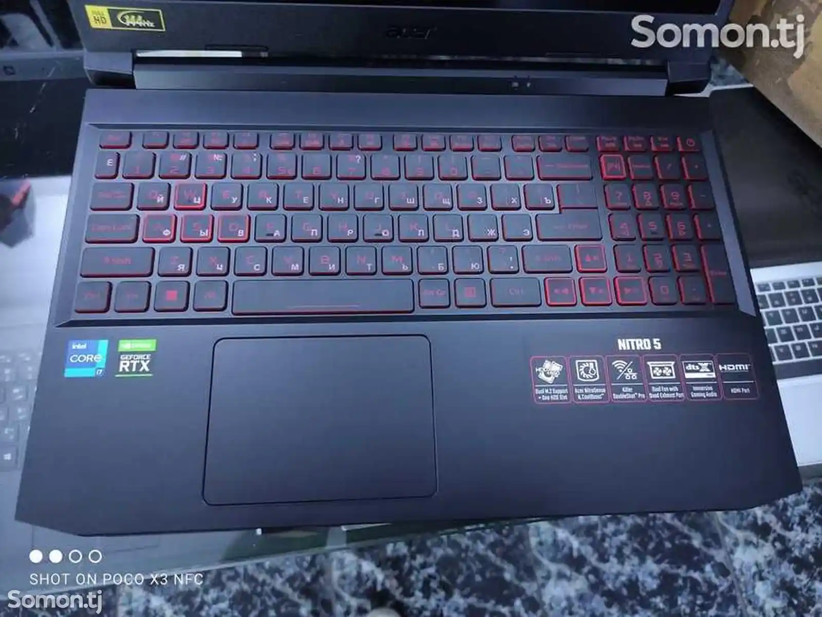 Игровой ноутбук Acer Nitro 5 AMD Ryzen 7 5800H / RTX 3060 6GB / 8GB / 256GB SSD-10