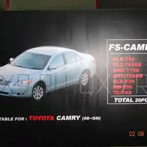 Хромированные накладки для Toyota Сamry 2
