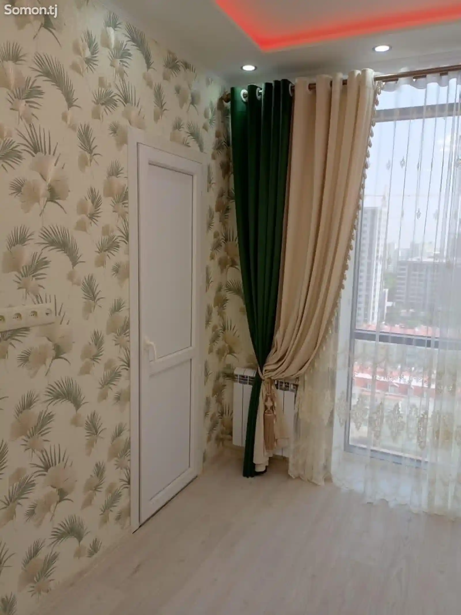 2-комн. квартира, 15 этаж, 60м², И.Сомонӣ-3