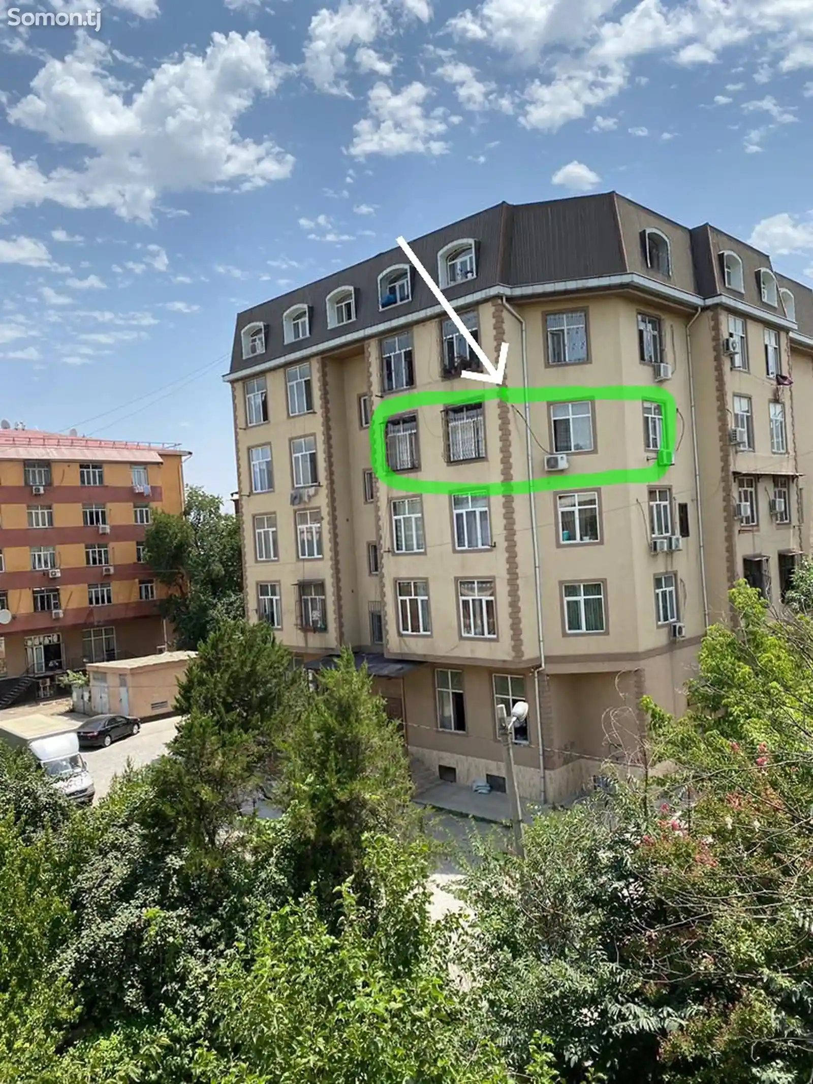 2-комн. квартира, 4 этаж, 73м², Сино-1