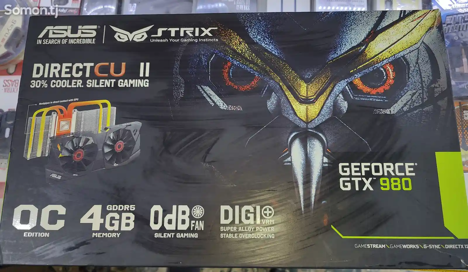 Игровая Видеокарта Asus GeForce GTX980 4096MB 256bit GDDR5-1