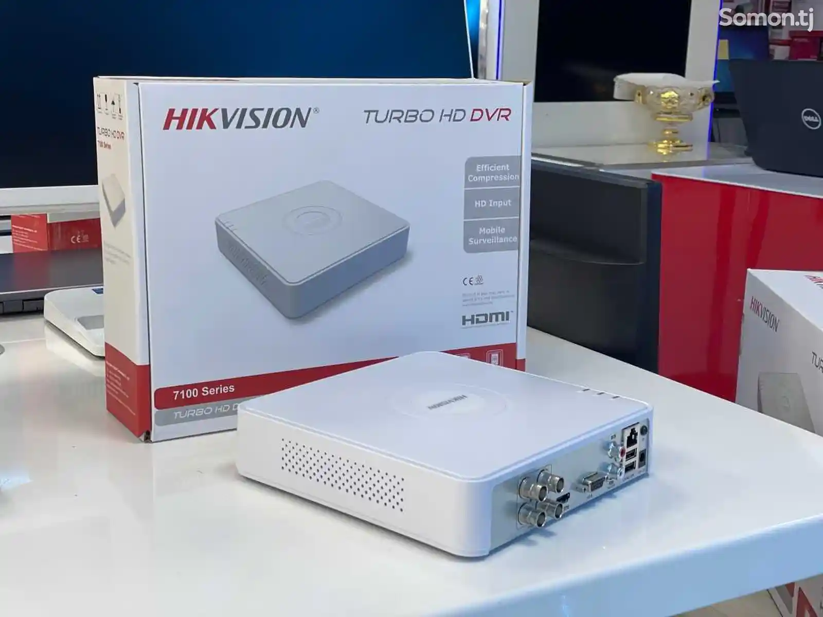 База Hikvision 4 порт DS 7104HGHI F1-3