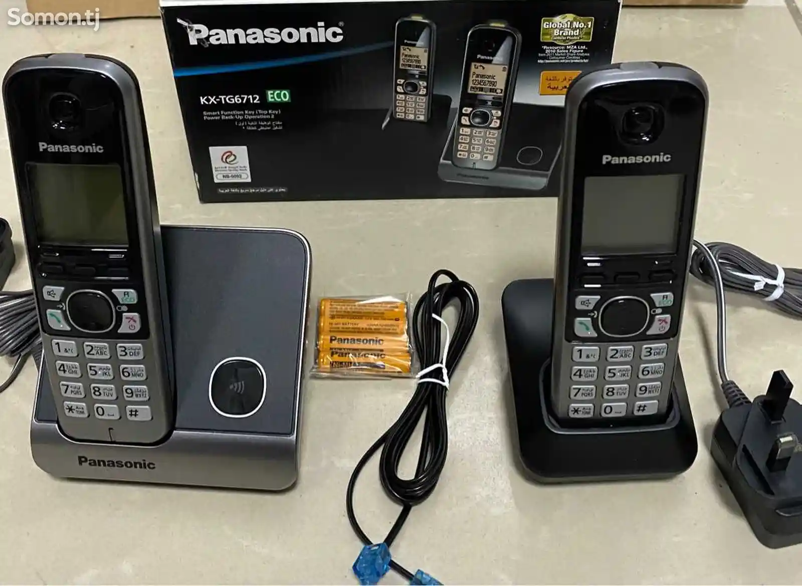 Радиотелефон Panasonic KX-TG6712-2