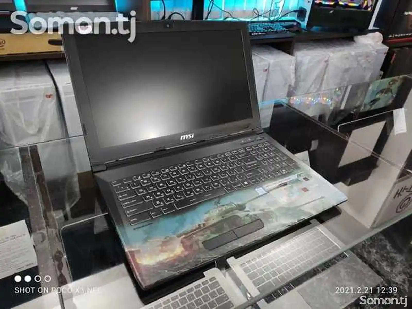 Игровой ноутбук MSI WOT GP62 Core i7-8750H GTX 1050-4