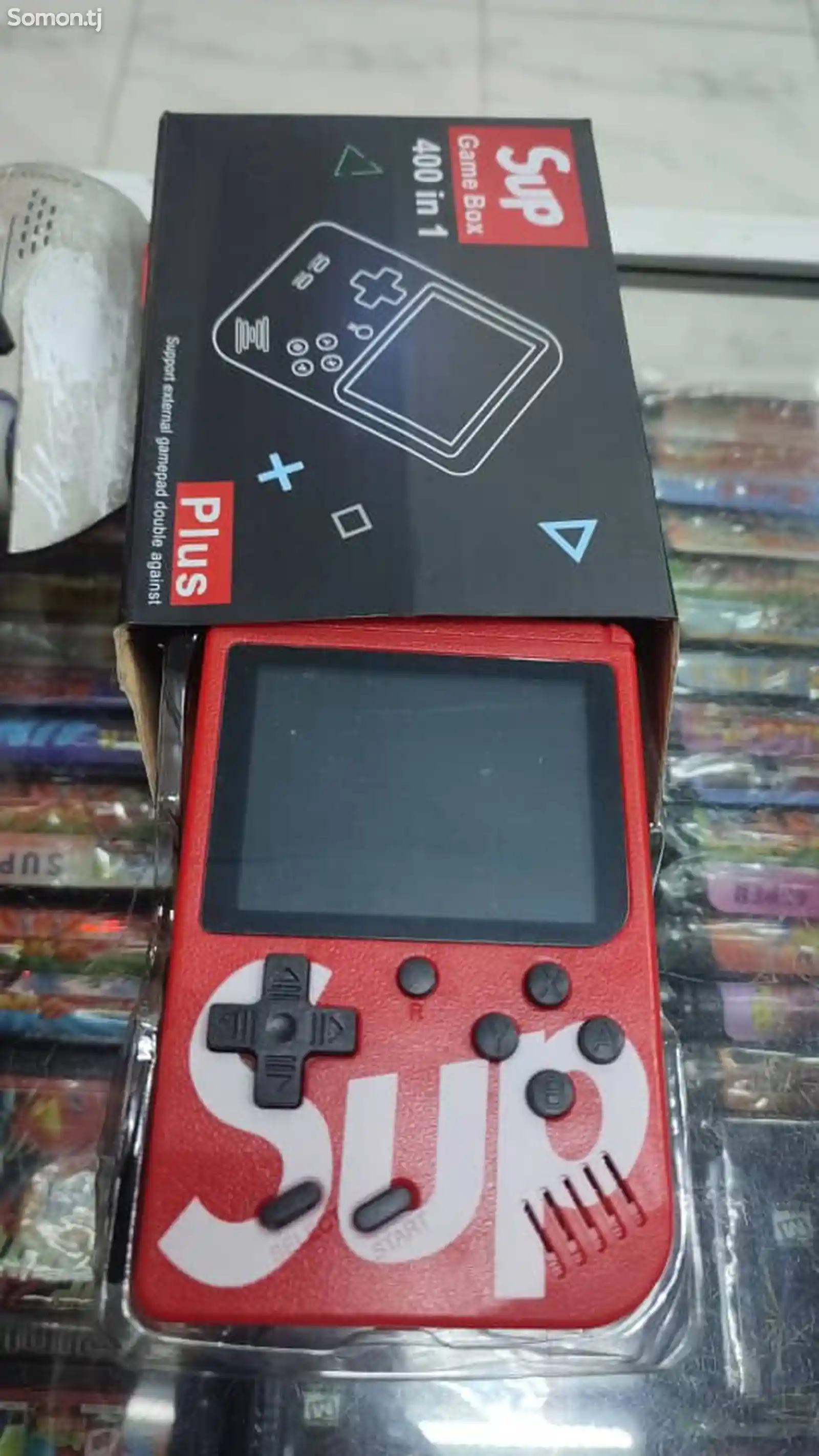 Игровая приставка Palmexx SUP Game Box 400 in 1, красный-1