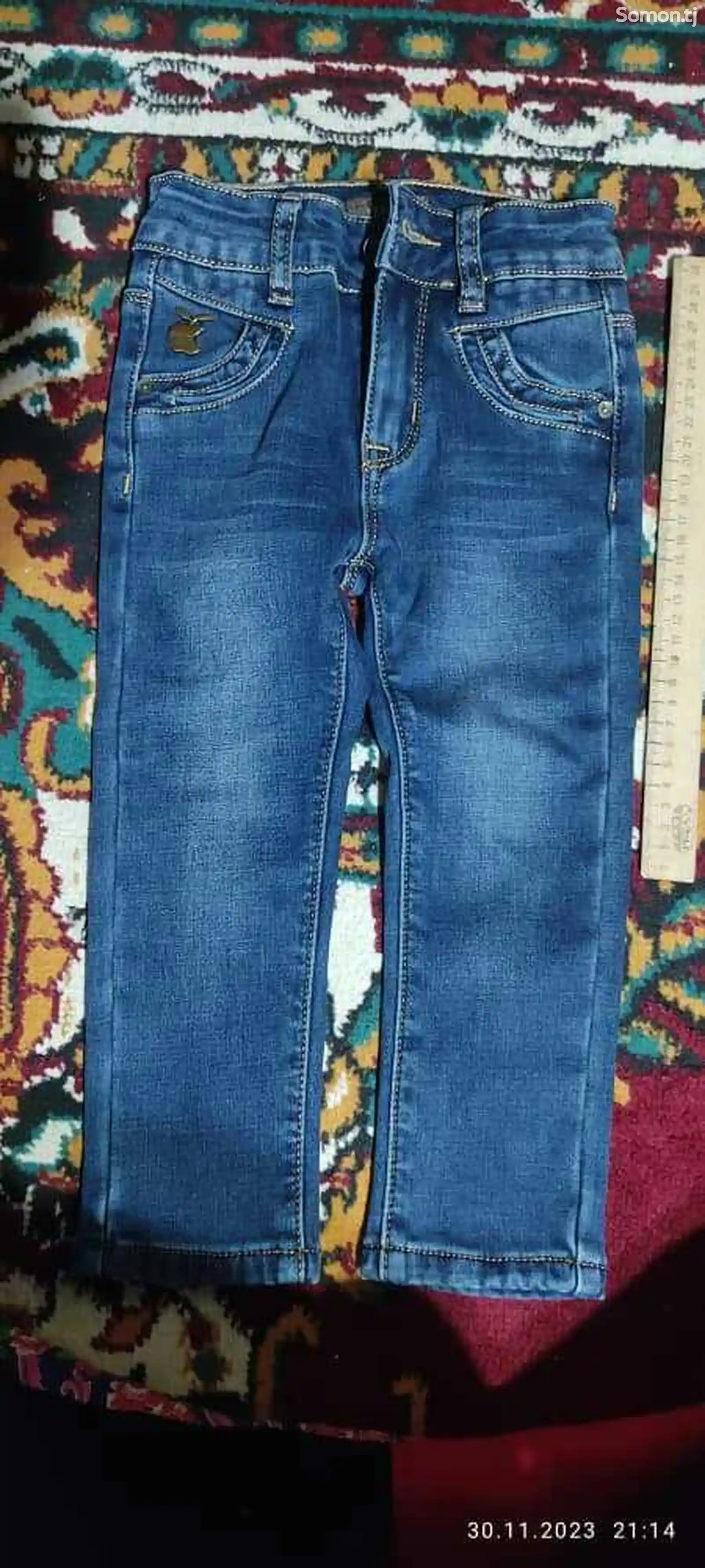 Брюки джинсовые-1
