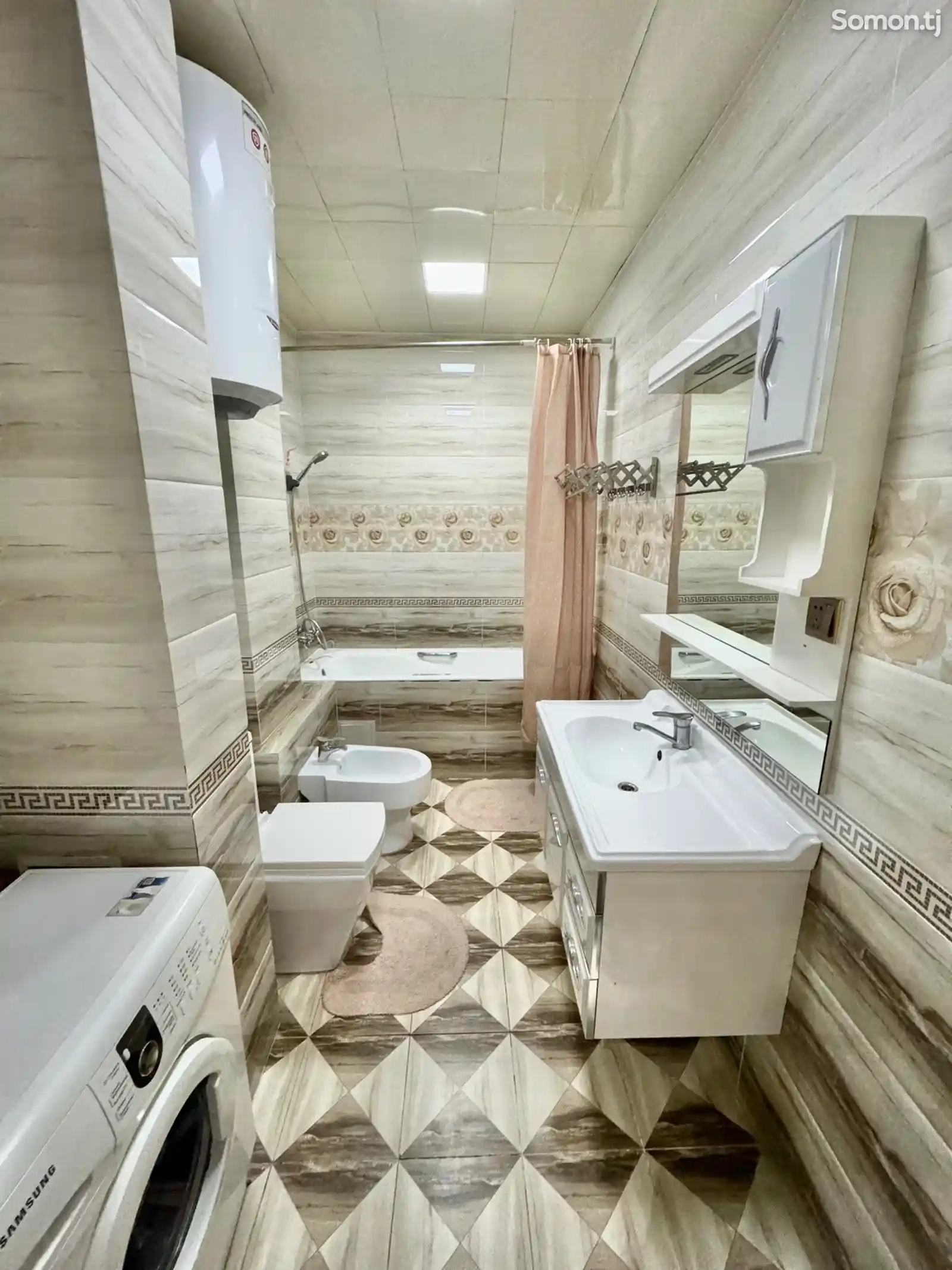 2-комн. квартира, 2 этаж, 100 м², Исмоили Сомони-11