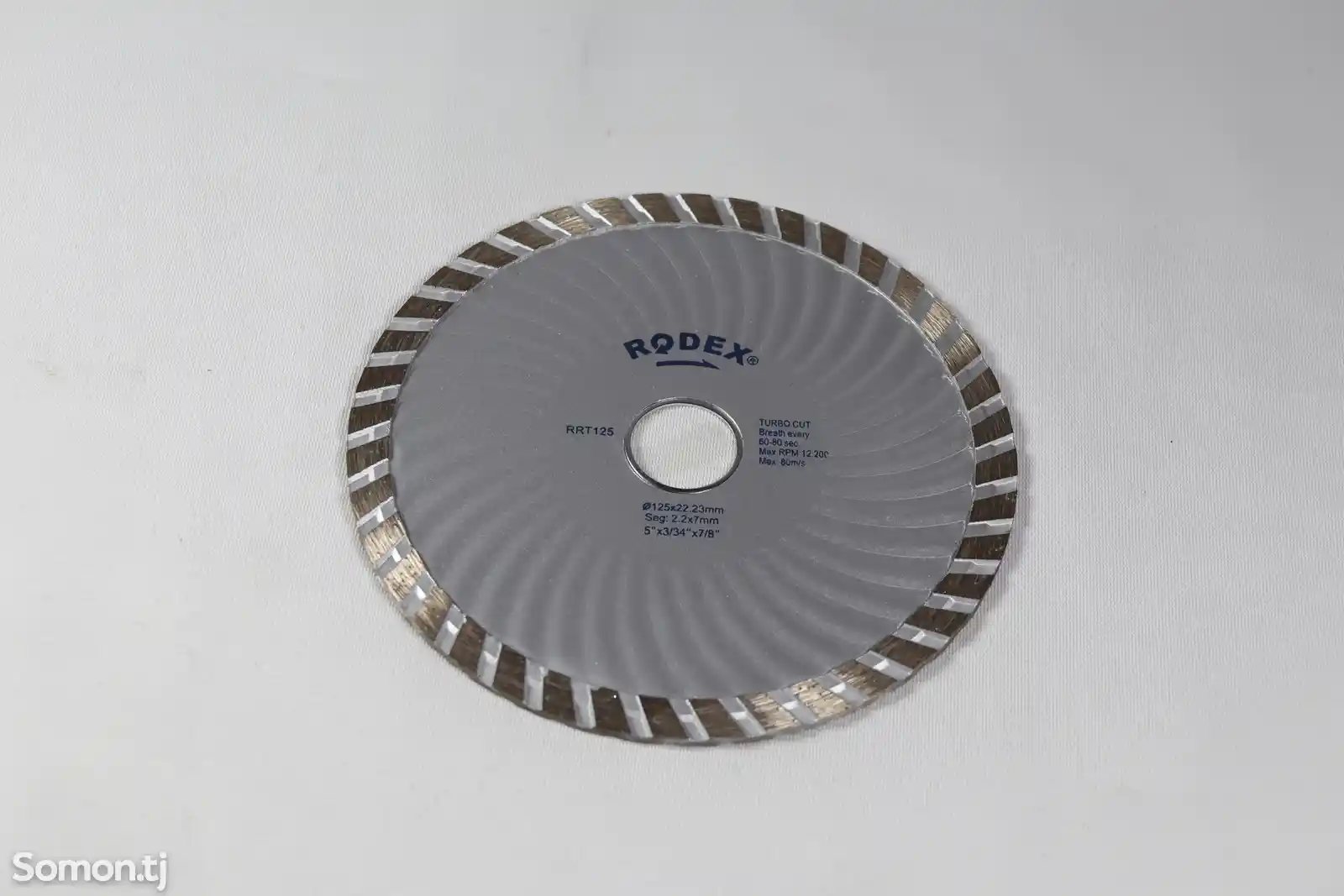 Алмазный отрезной диск Rodex 125мм