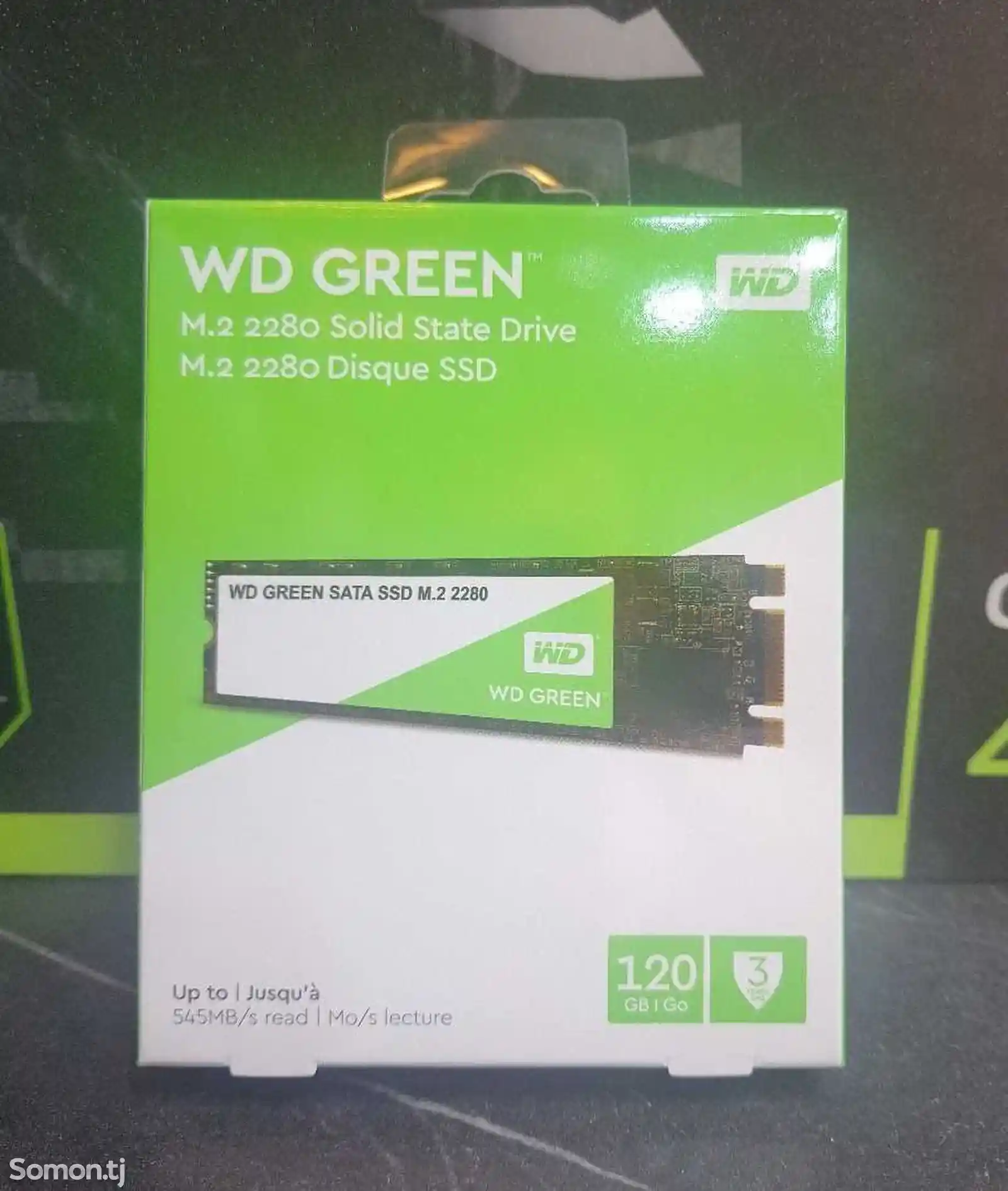 SSD накопитель M2 WD Green 128GB