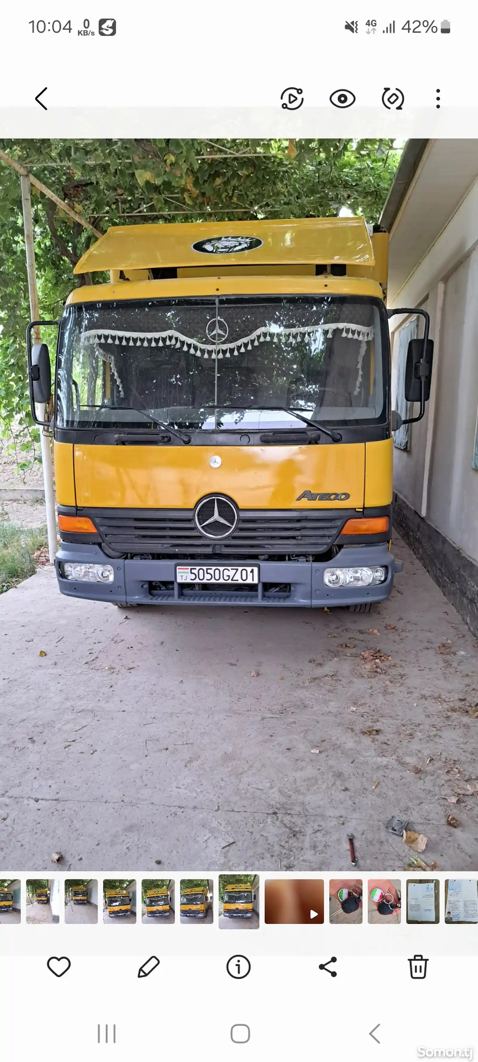 Бортовой грузовик Mercedes Benz Atego 815, 2001-1