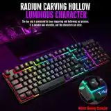 Игровая клавиатура с мишкой Teclado Gamer J-38-8