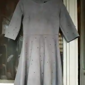 Платье замшевое