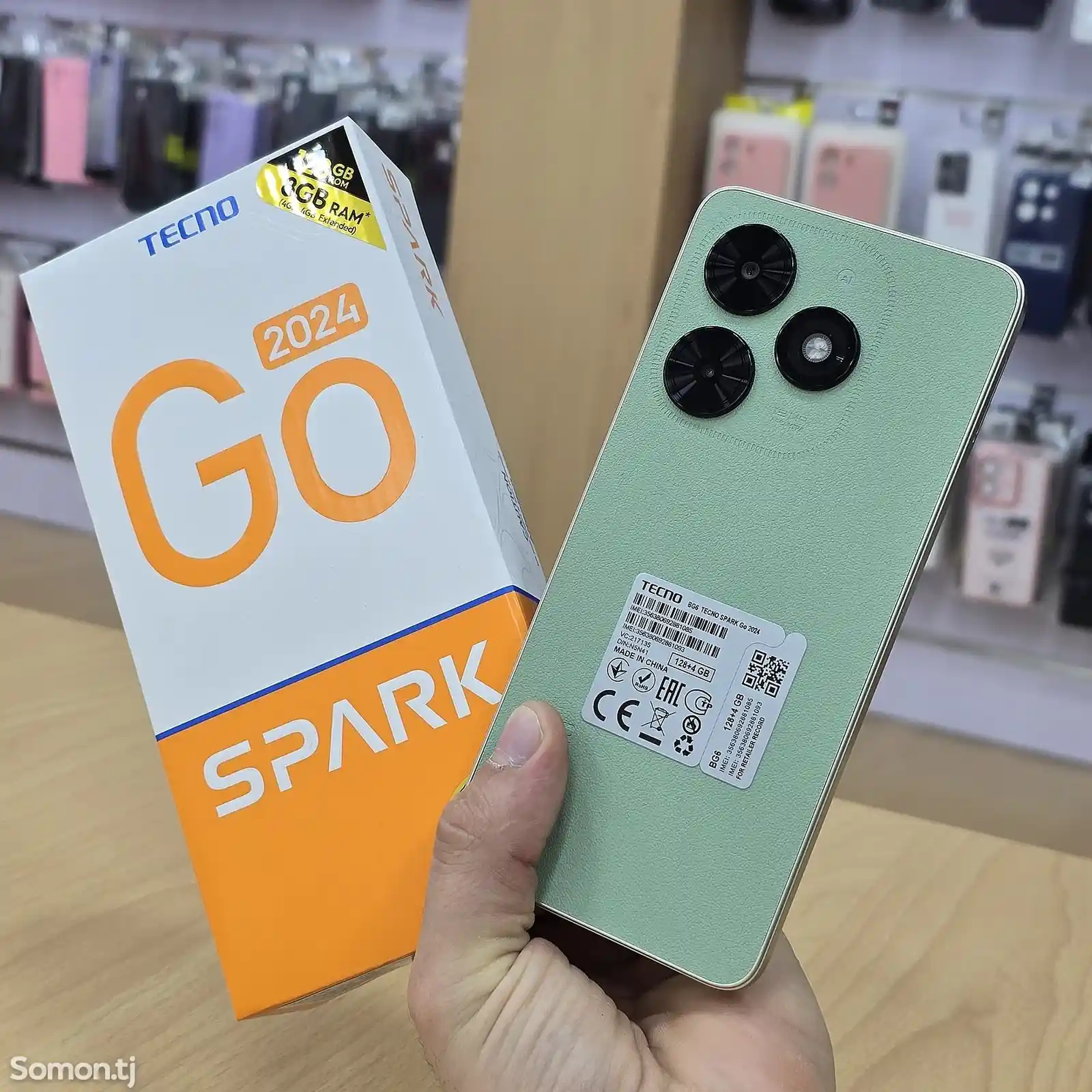 Tecno Spark Go 2024Gb 64Gb green-3