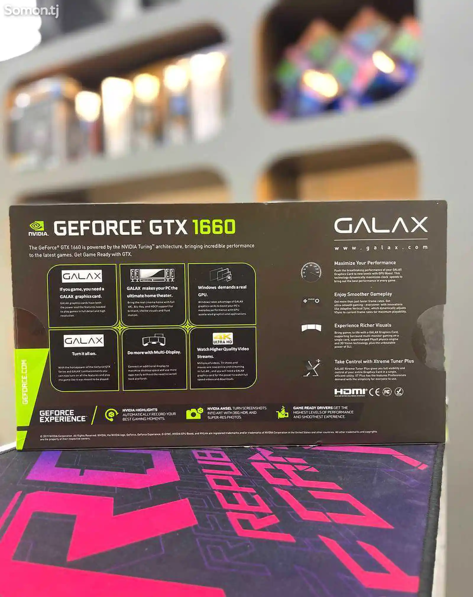 Видеокарта Galax GTX 1660 6GB GDDR6-3