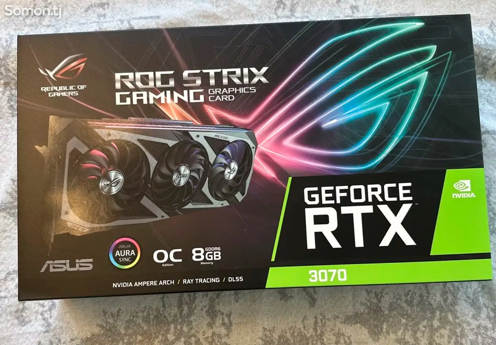 Видеокарта Asus ROG Strix GeForce RTX 3070 8GB GDDR6-1