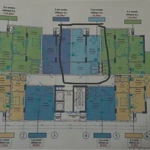 2-комн. квартира, 5 этаж, 66 м², н.Фирдавси