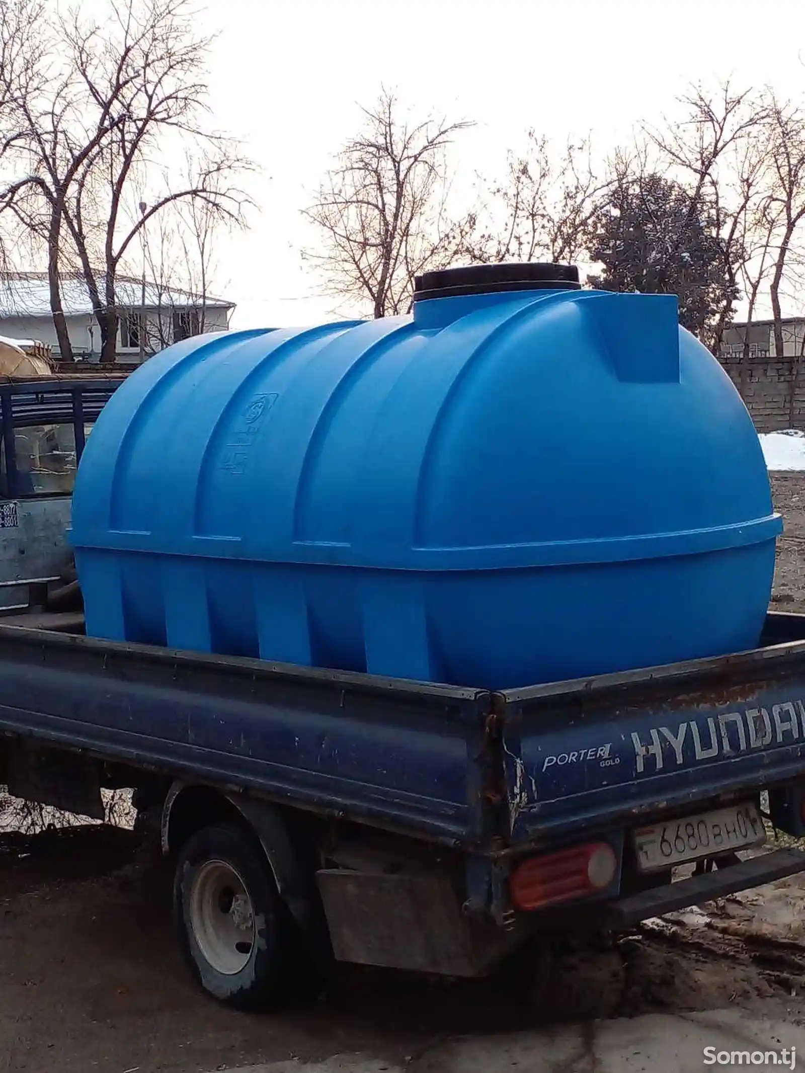 Бочка для минеральной воды, пластмассовая двухслойная 2000 литр/тн-1