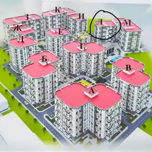 2-комн. квартира, 5 этаж, 68 м², Сино