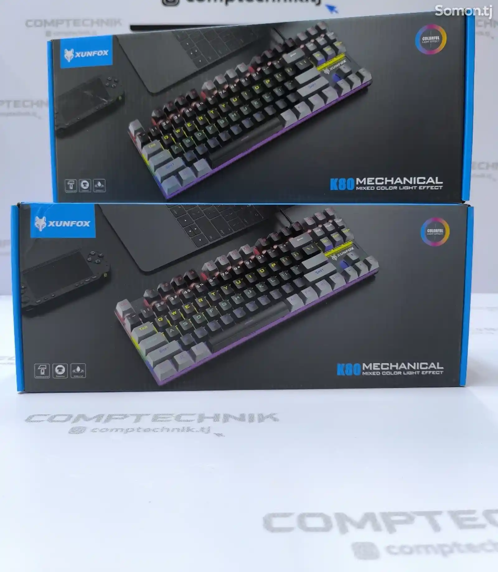 Игровая клавиатура Xunfox K80 RGB механическая-1