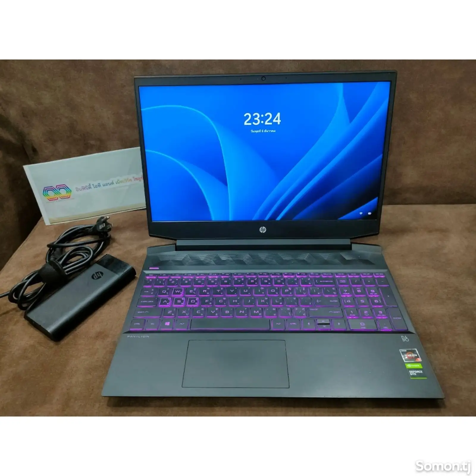 Ноутбук HP Pavilion AMD Ryzen 5 4600 16gb Geforce GTX 1650ti 144GHz-1