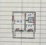 1-комн. квартира, 2 этаж, 36 м², Автовокзал, Президентский лицей-7