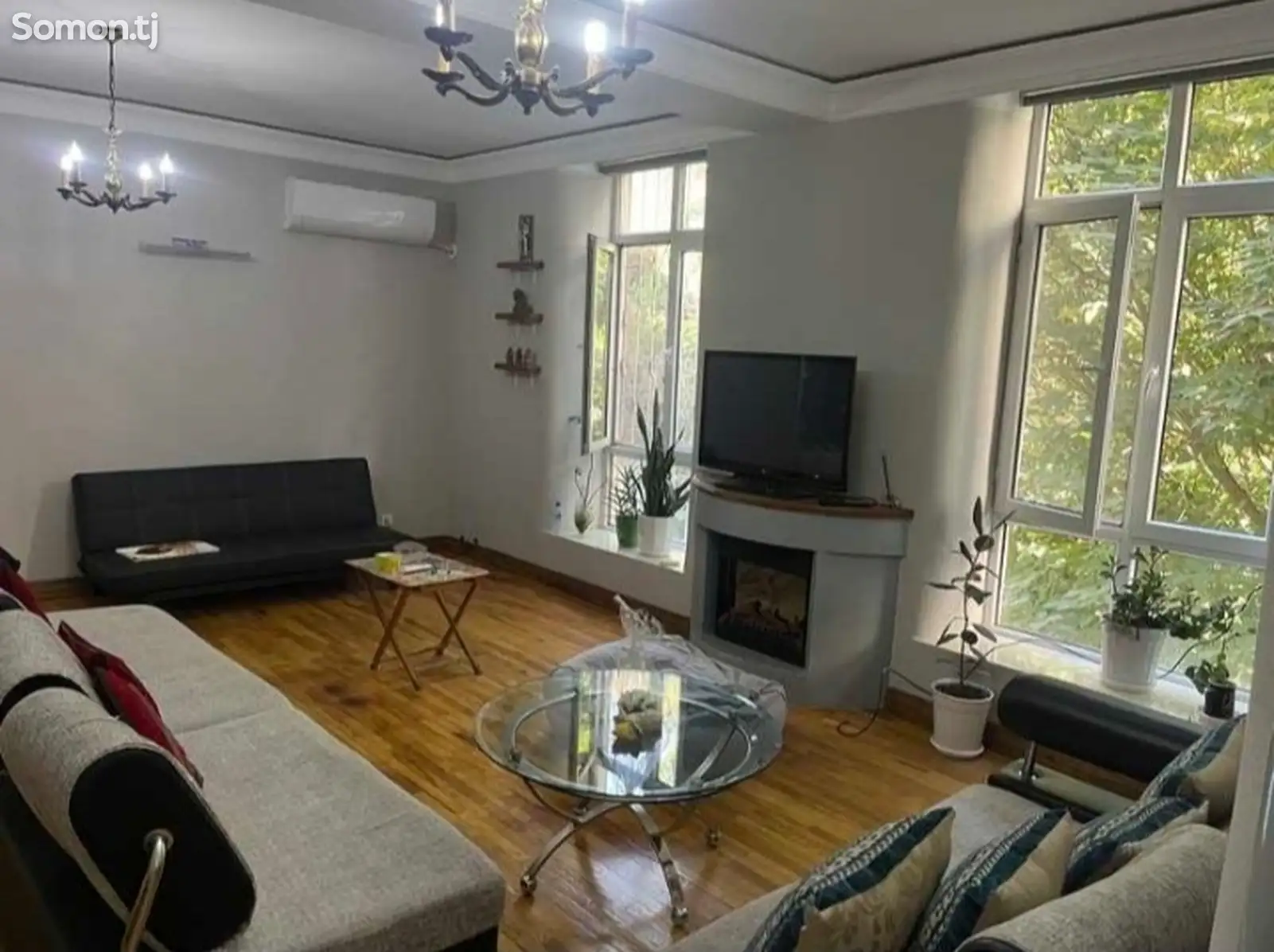 3-комн. квартира, 2 этаж, 100м², Рудаки-1