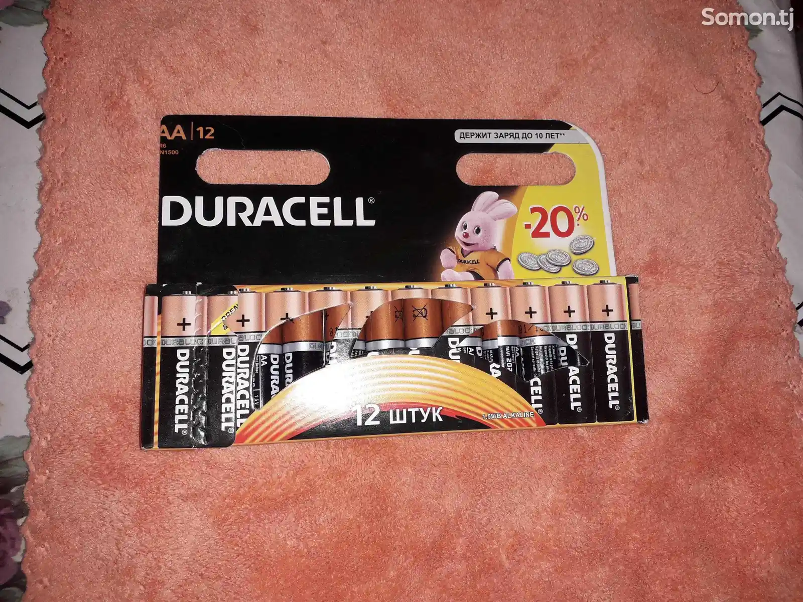 Батарейки Duracell AA 12-4