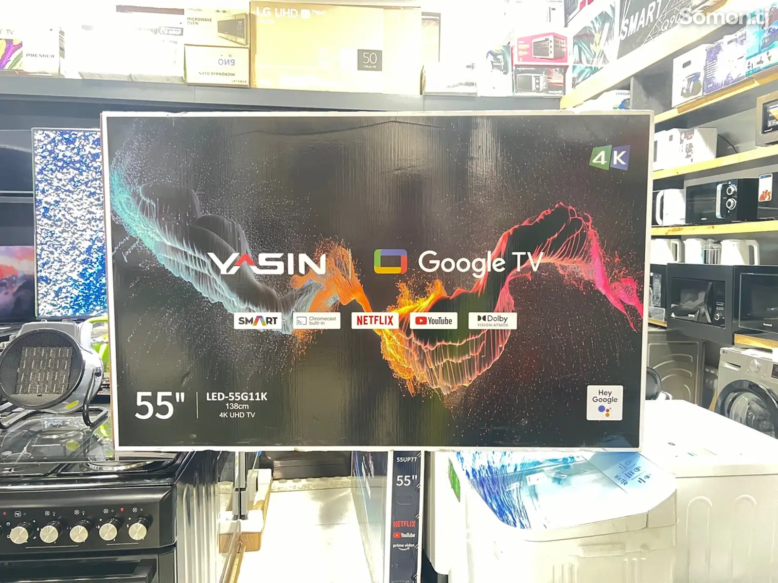 Телевизор Yasin 55 Google Tv Smart 2025