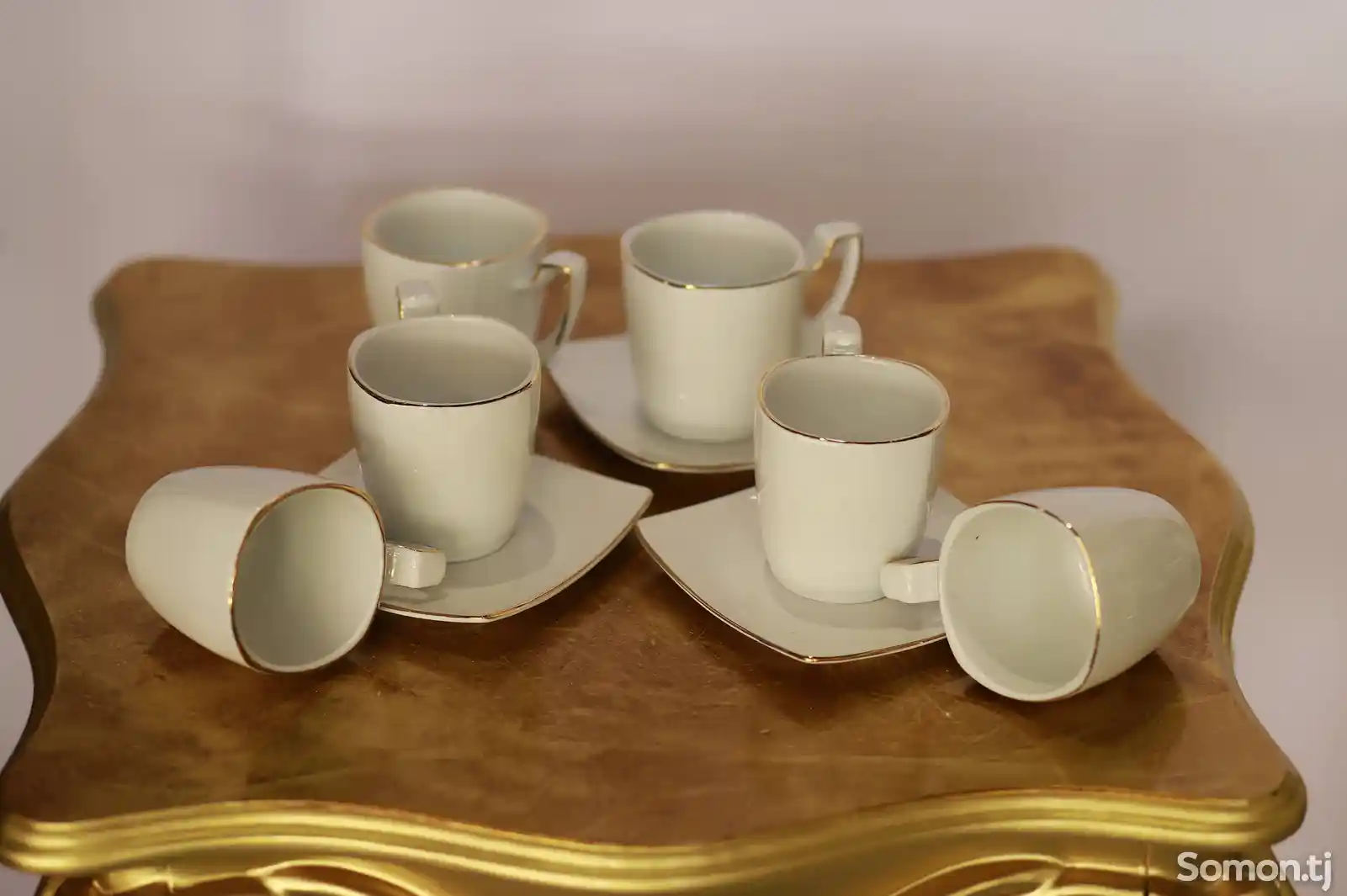 Набор чашек с блюдцами 6шт Fine Porcelain квадрат-2