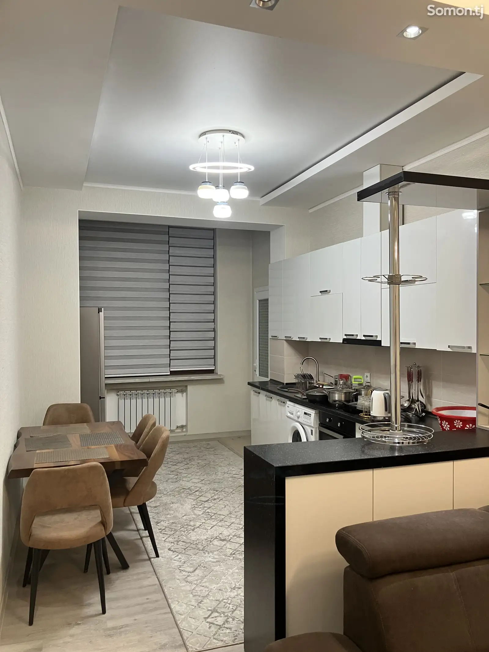 2-комн. квартира, 10 этаж, 110м², И. Сомони, ул. Шодмони 53-9