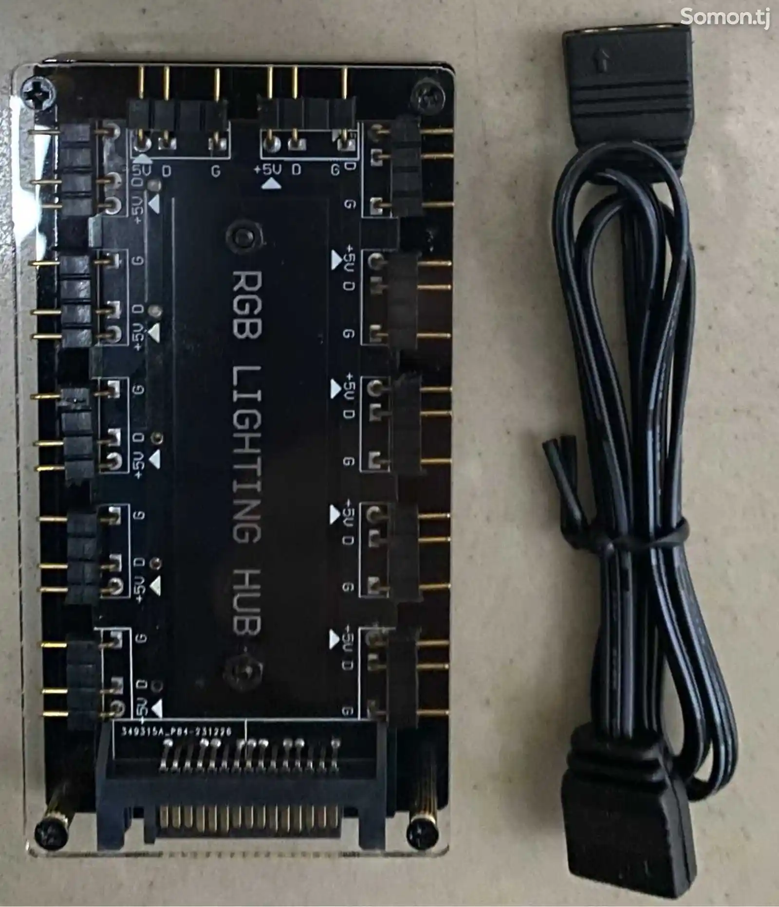 Адаптер питания AURA SYNC 5V с 3-контактным разъемом RGB 10 Hub Splitter SATA-1