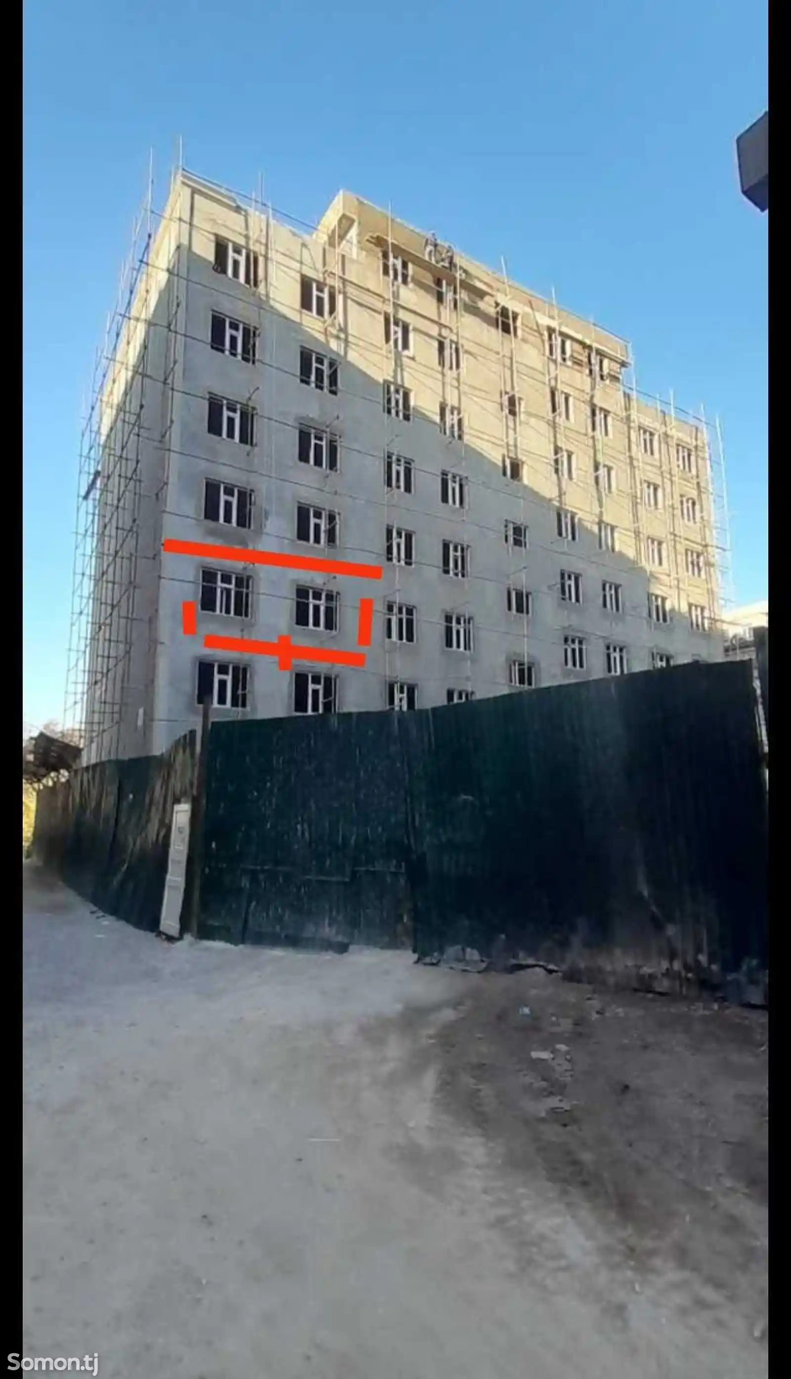 2-комн. квартира, 3 этаж, 53 м², Салимзода-2