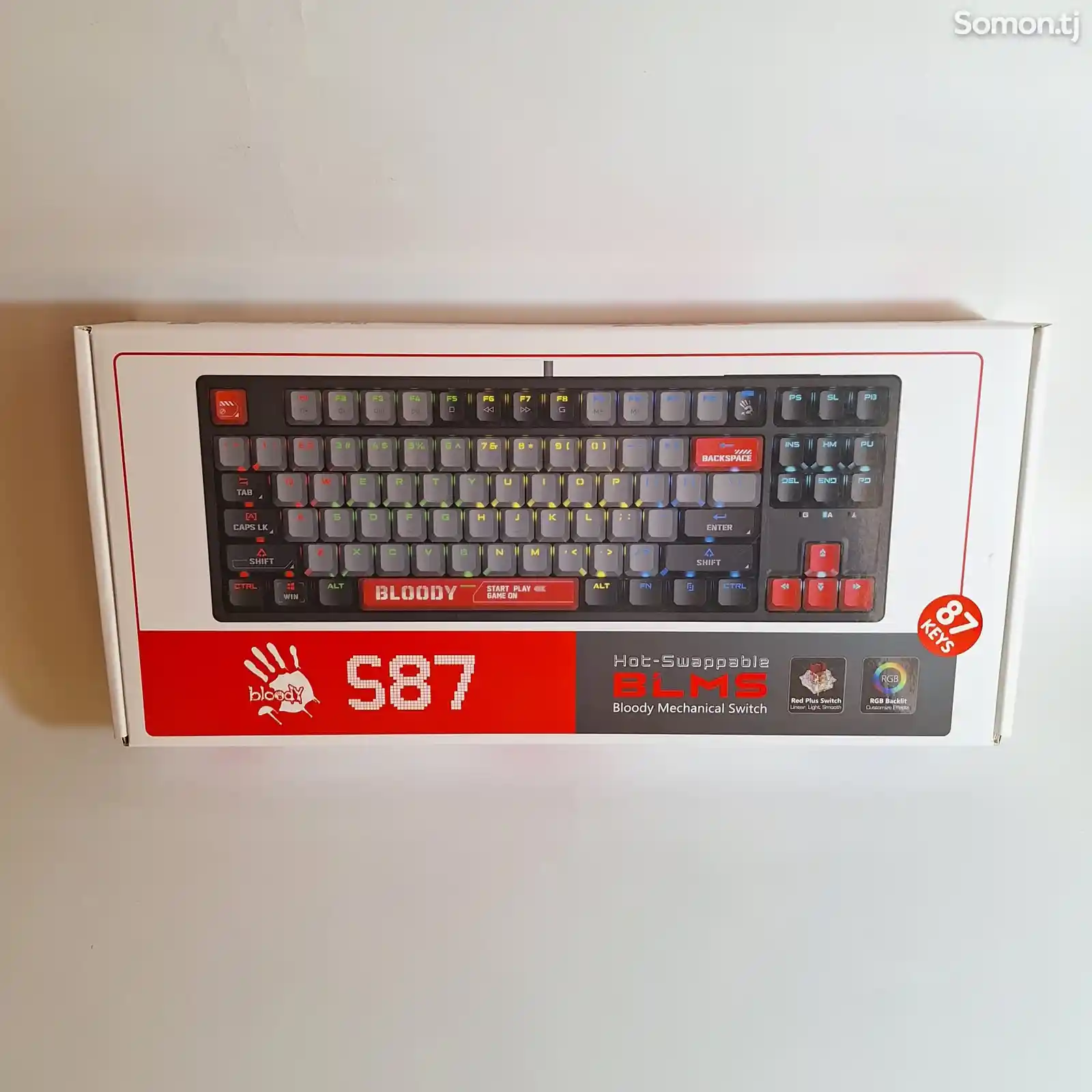 Механическая клавиатура С RGB-подсветкой Bloody S87-2