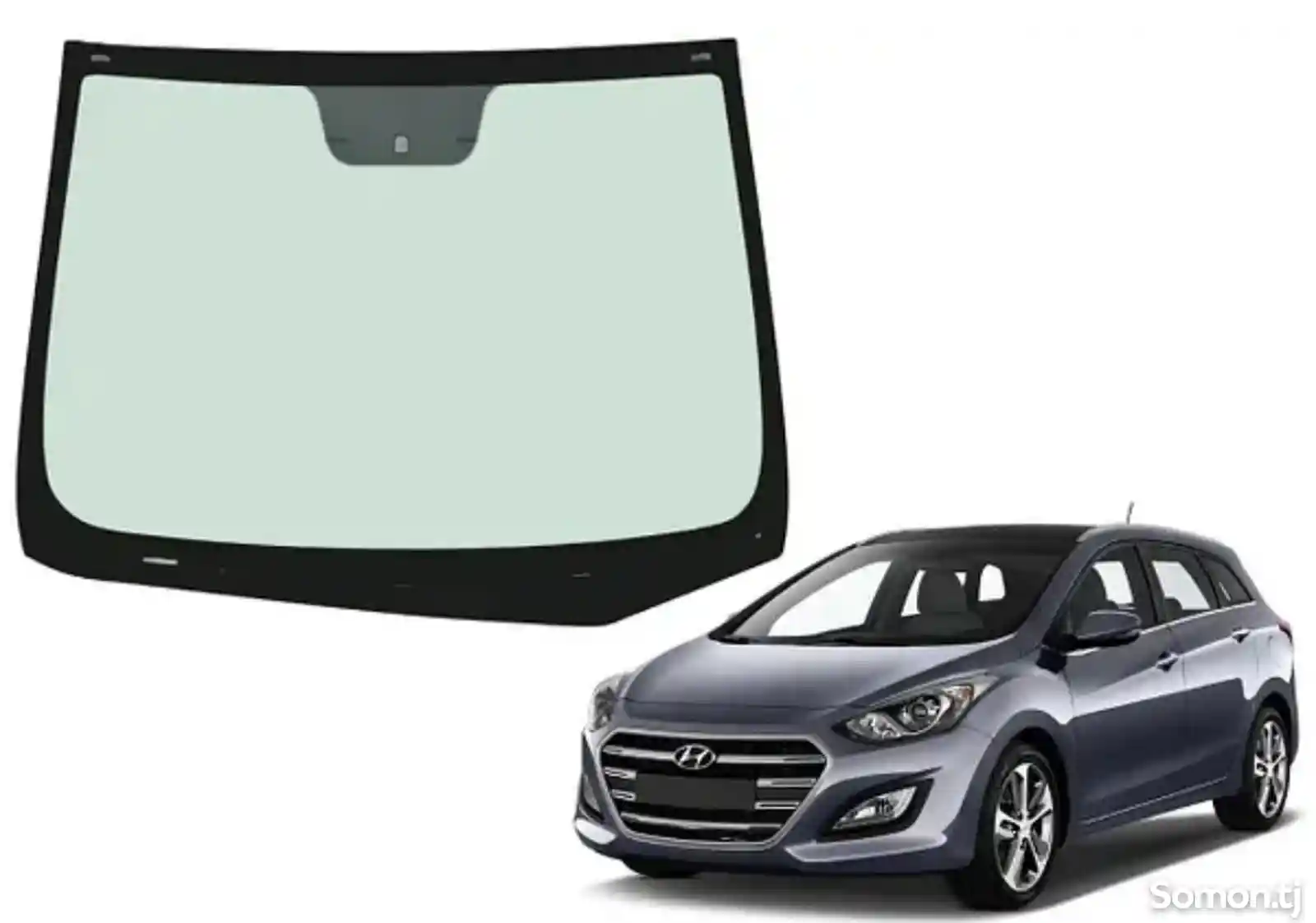 Лобовое стекло на Hyundai I30 2012