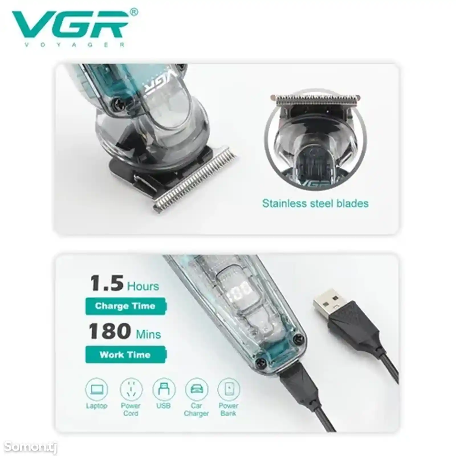 Триммер для волос VGR V-949-5