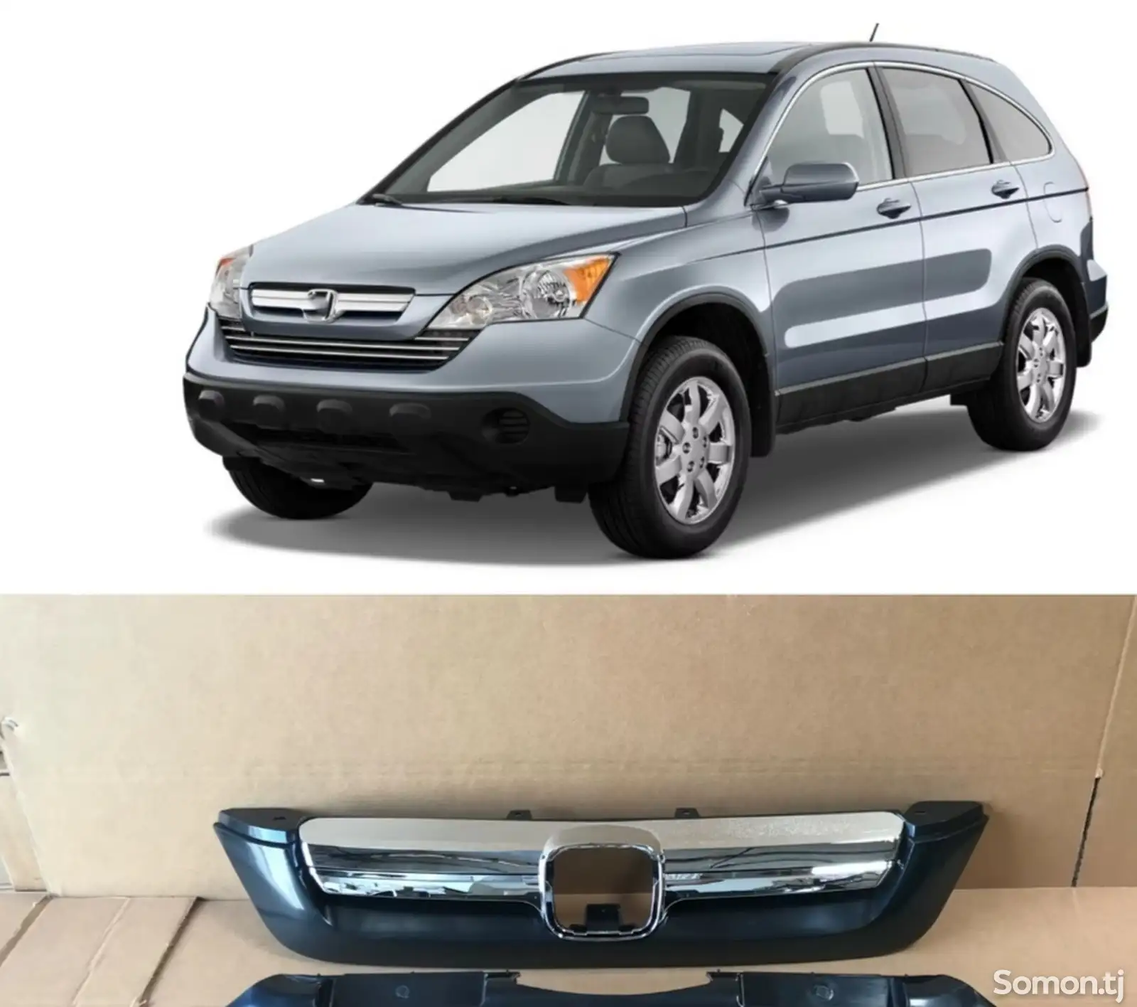 Верхняя решетка Honda CRV 2008-1