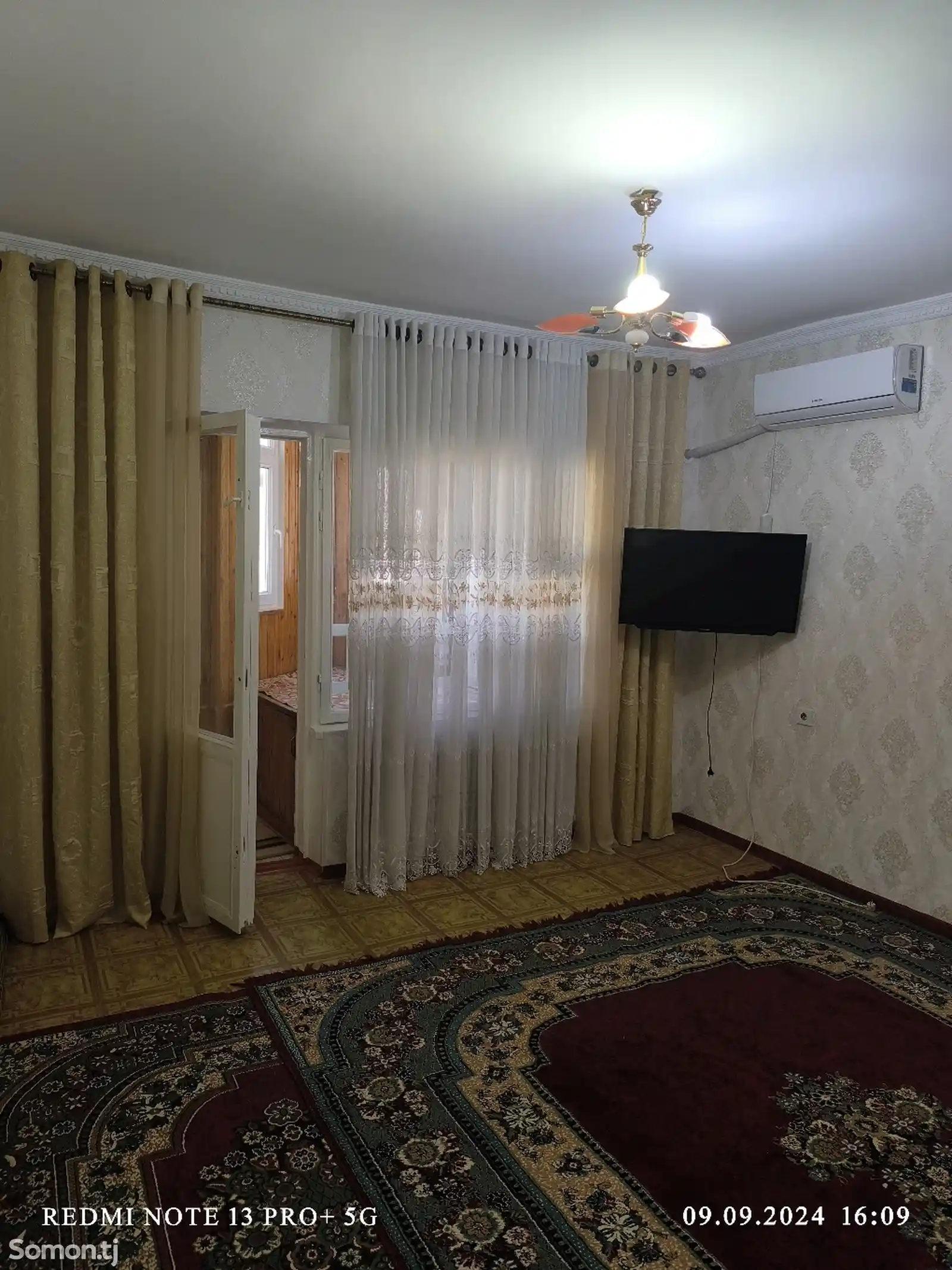 2-комн. квартира, 8 этаж, 42м², Исмоили Сомони-3