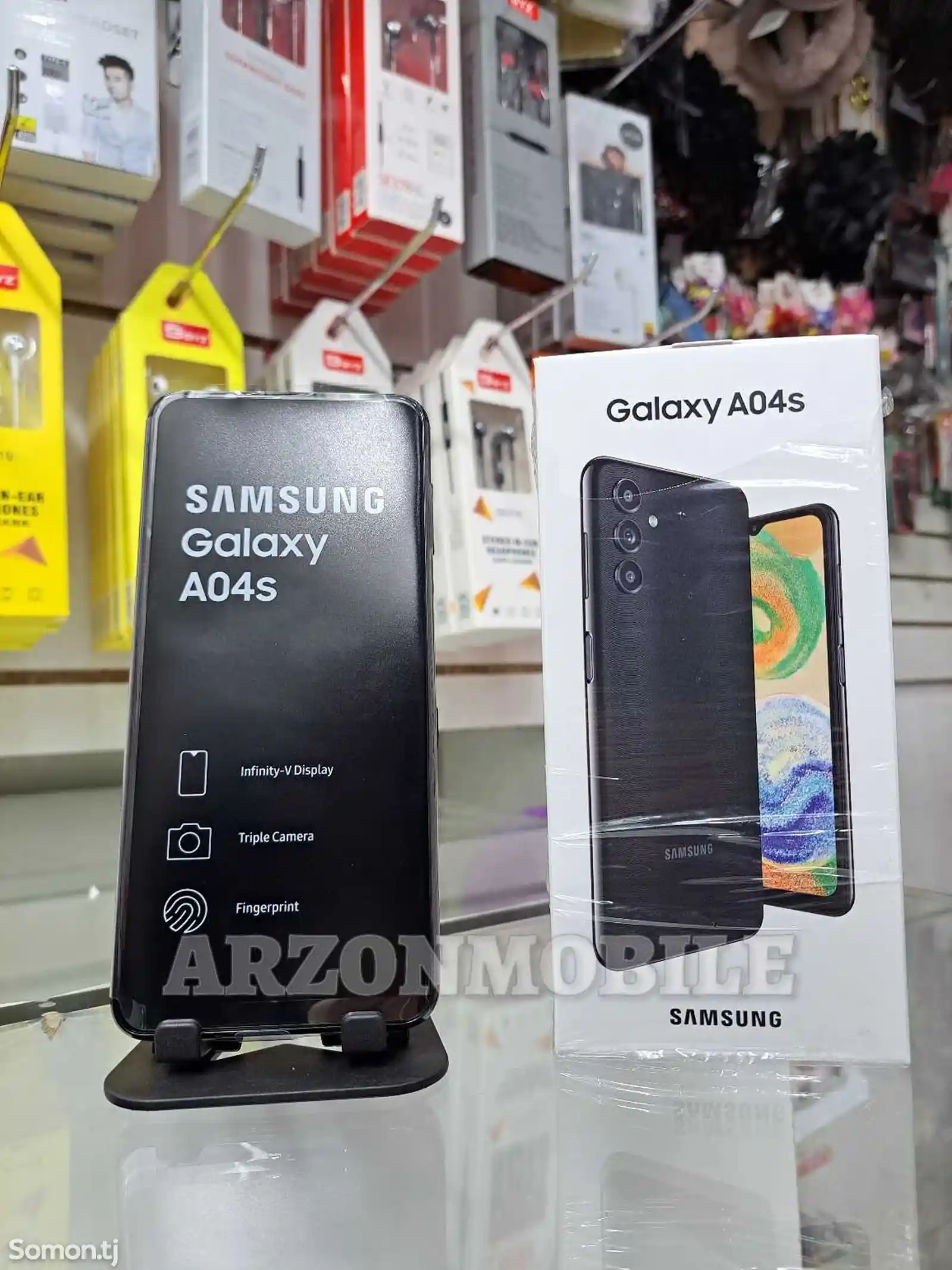 Samsung Galaxy A04s 64Gb Black 1 399 c. №10253833 в г. Душанбе - Samsung -  Somon.tj бесплатные объявления куплю продам б/у