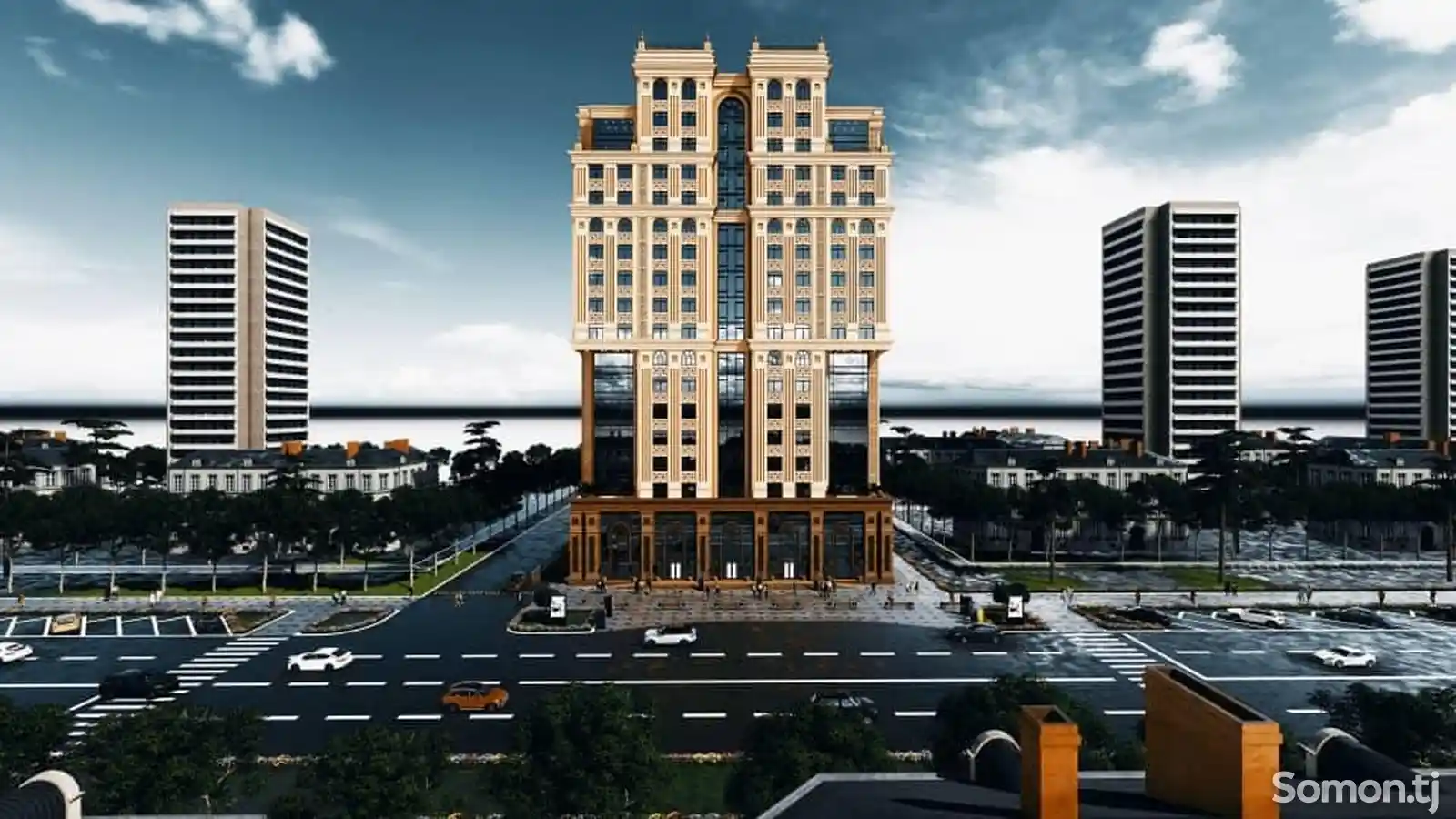 3-комн. квартира, 17 этаж, 58 м², Шохмансур-3