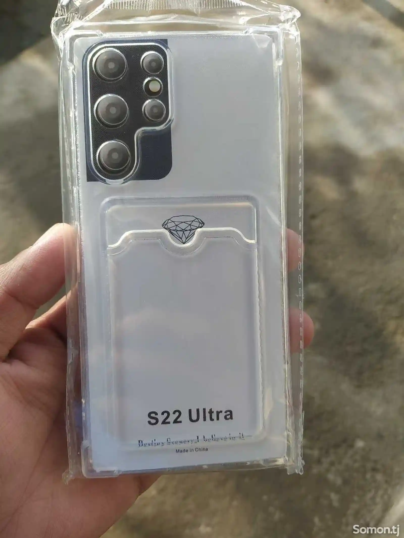 Чехлы прозрачный Samsung Galaxy S22 Ultra-2