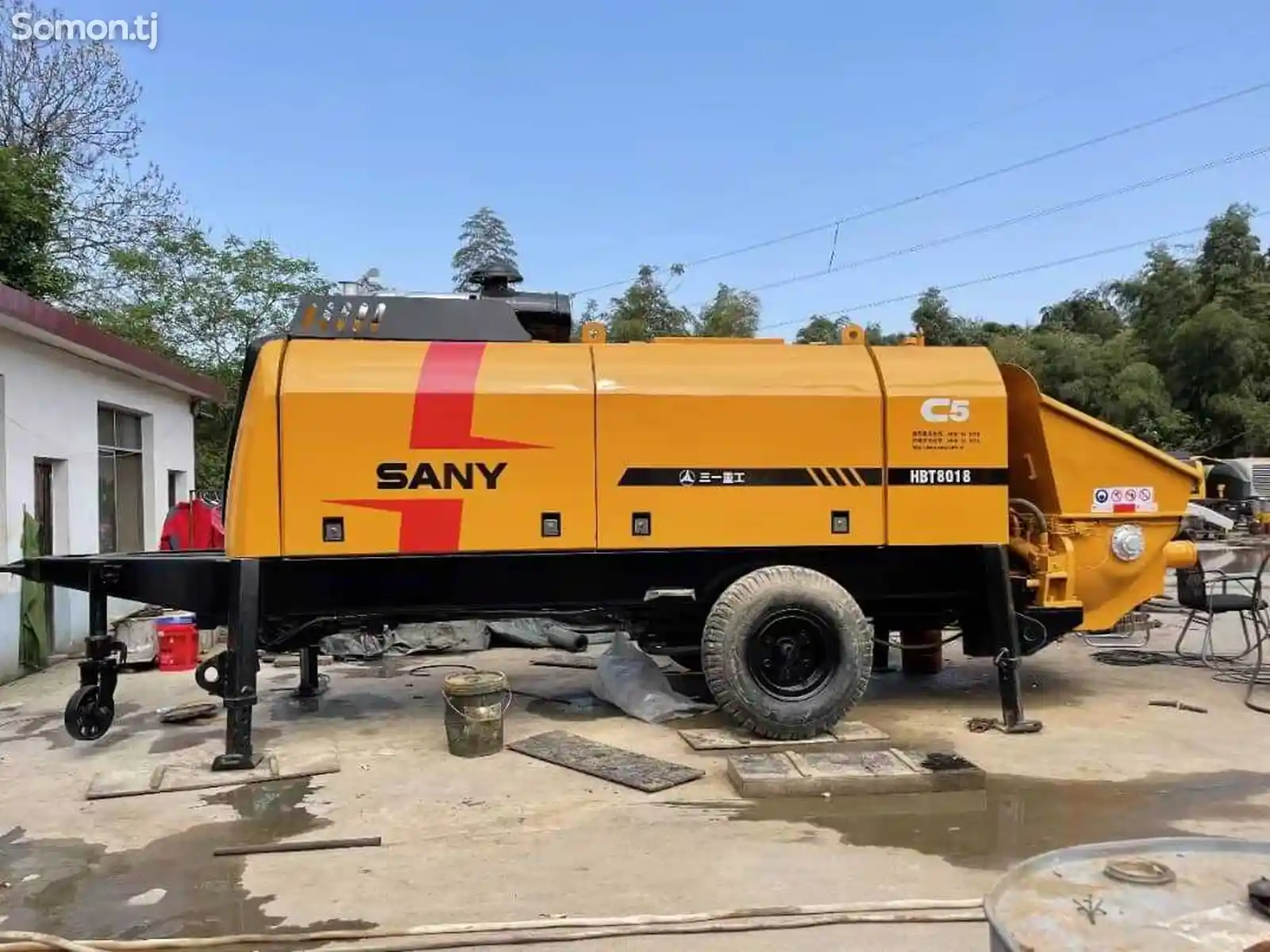 Стационарный бетононасос Sany 8018-C5 на заказ-1